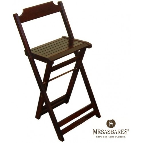 Banqueta Iron Alta Dobrável para Bar - Cod: 59